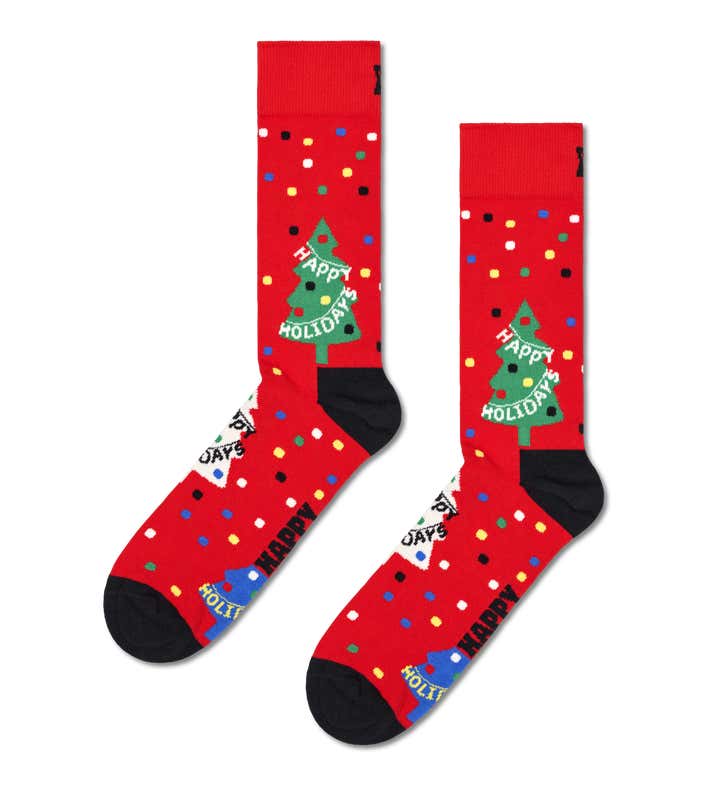 Happy Holidays Sock 1