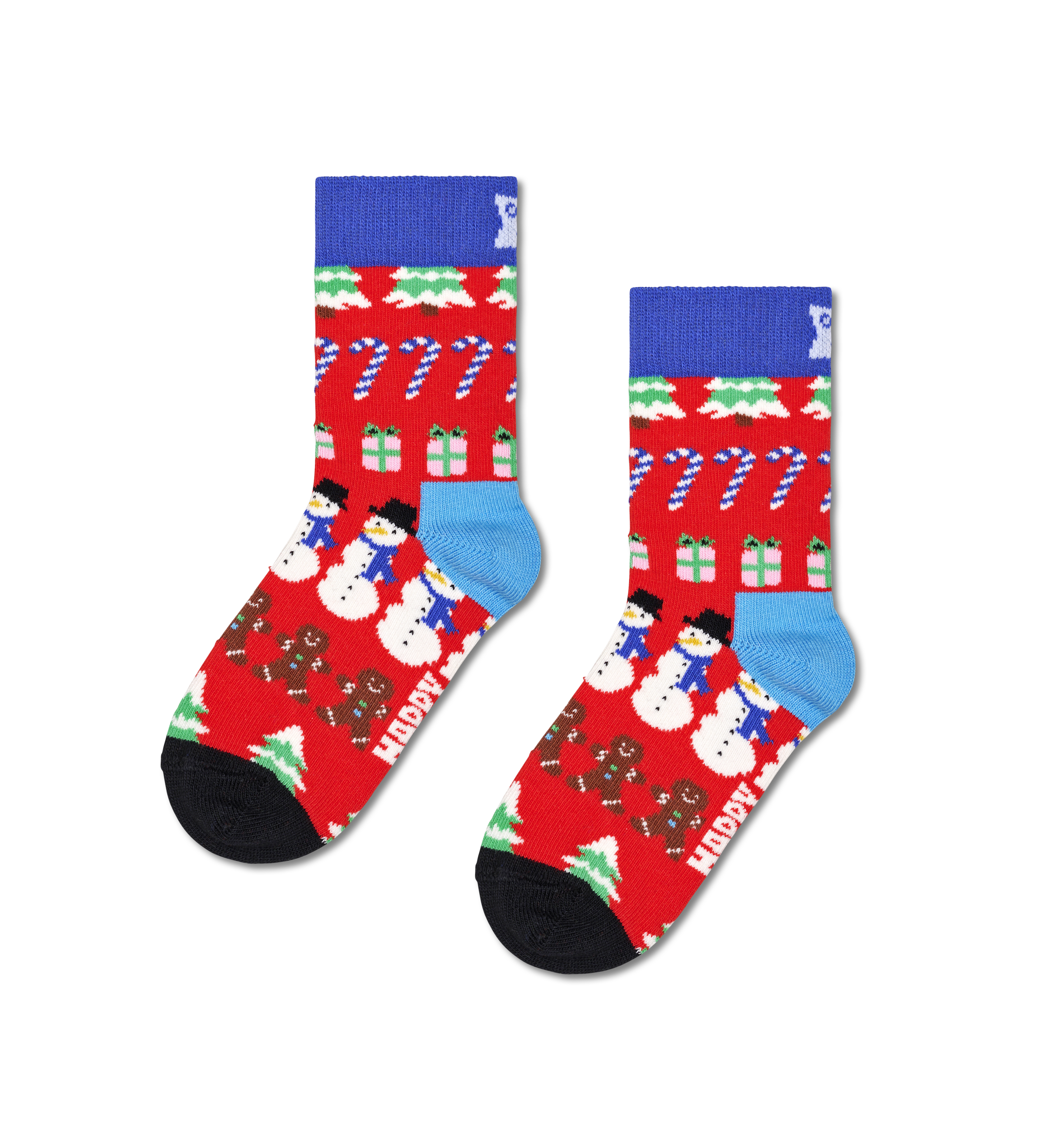 Red Kids All I Want For Christmas Crew Sock