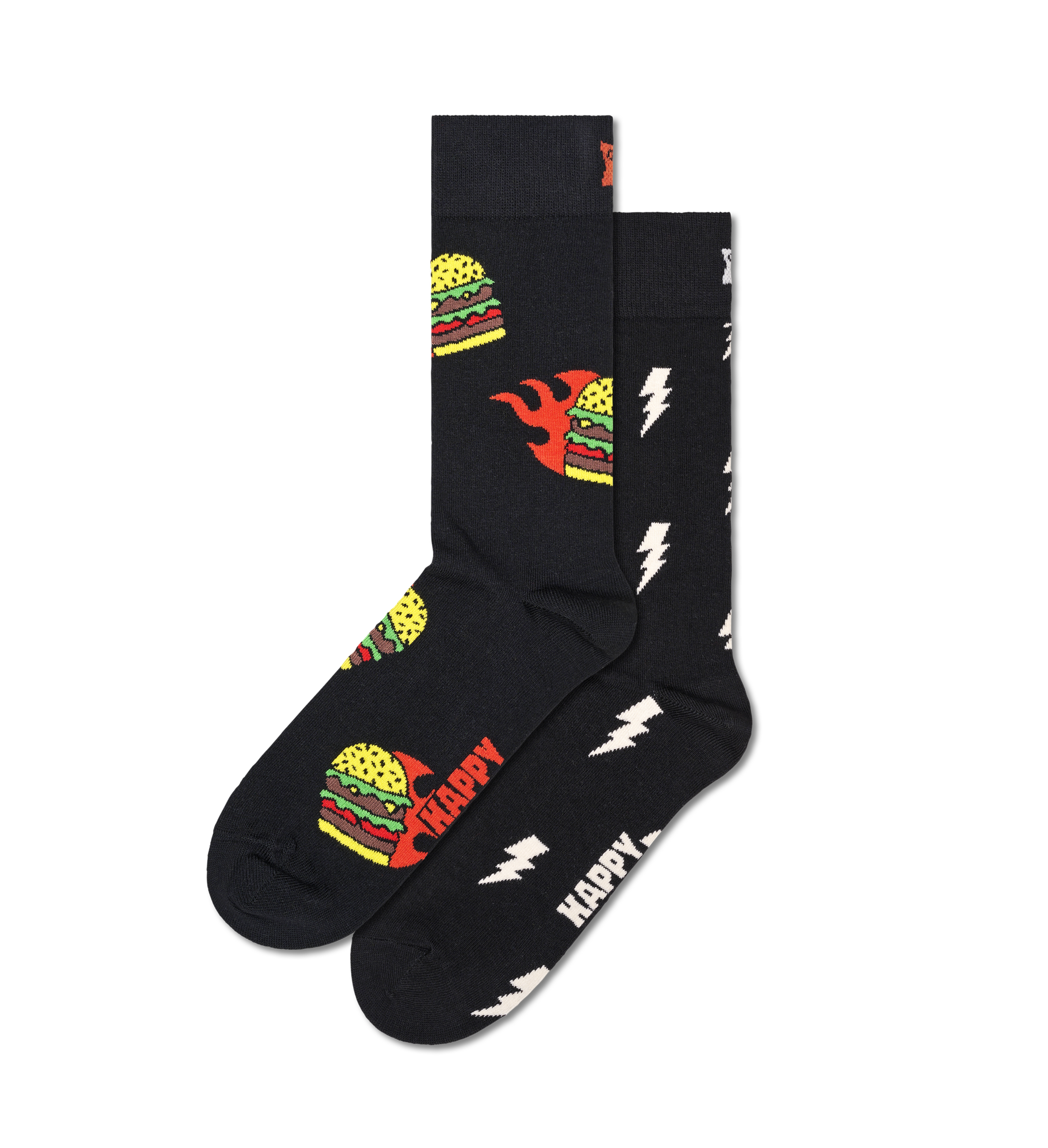 Pink Light Crew Gift Set US Socks | Happy Foodie 3-Pack Socks