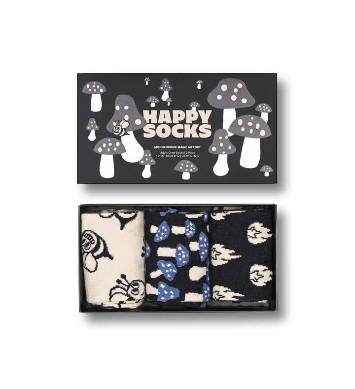 3-Pack Monochrome Magic Socks Gift Set