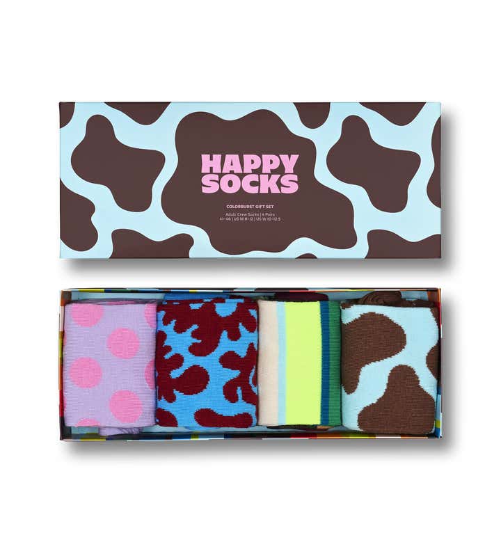 4-Pack Colorburst Socks Gift Set 1