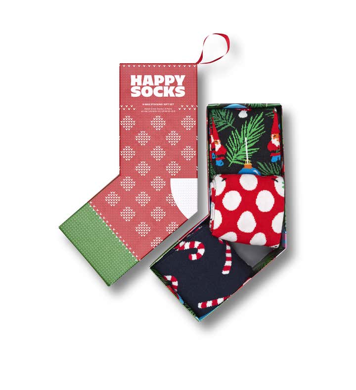 3-Pack X-Mas Stocking Socks Gift Set