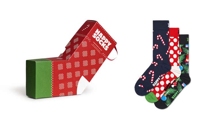 3-Pack X-Mas Stocking Socks Gift Set