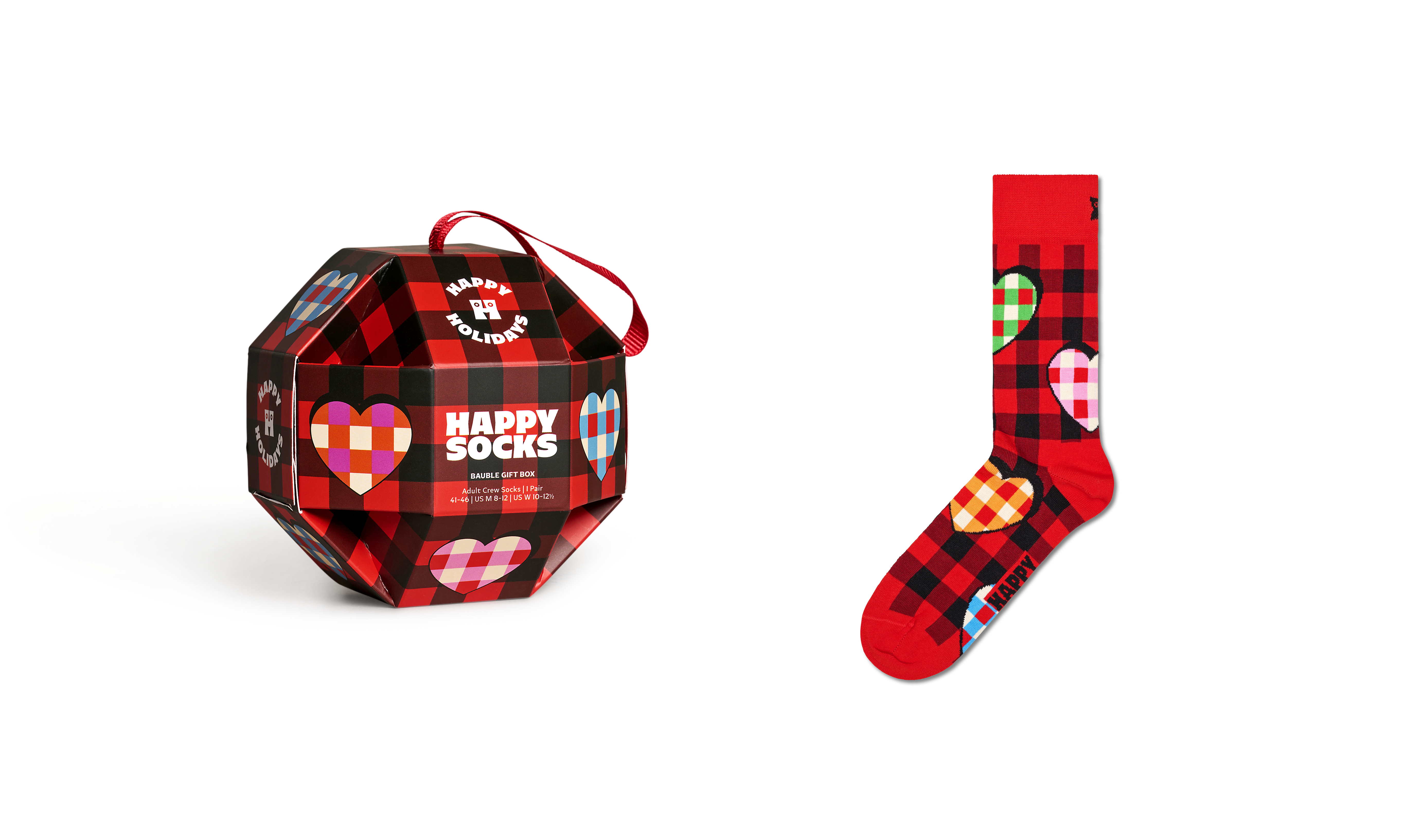 3-Pack Decoration Time Socks Set Gift | US Happy Crew Socks