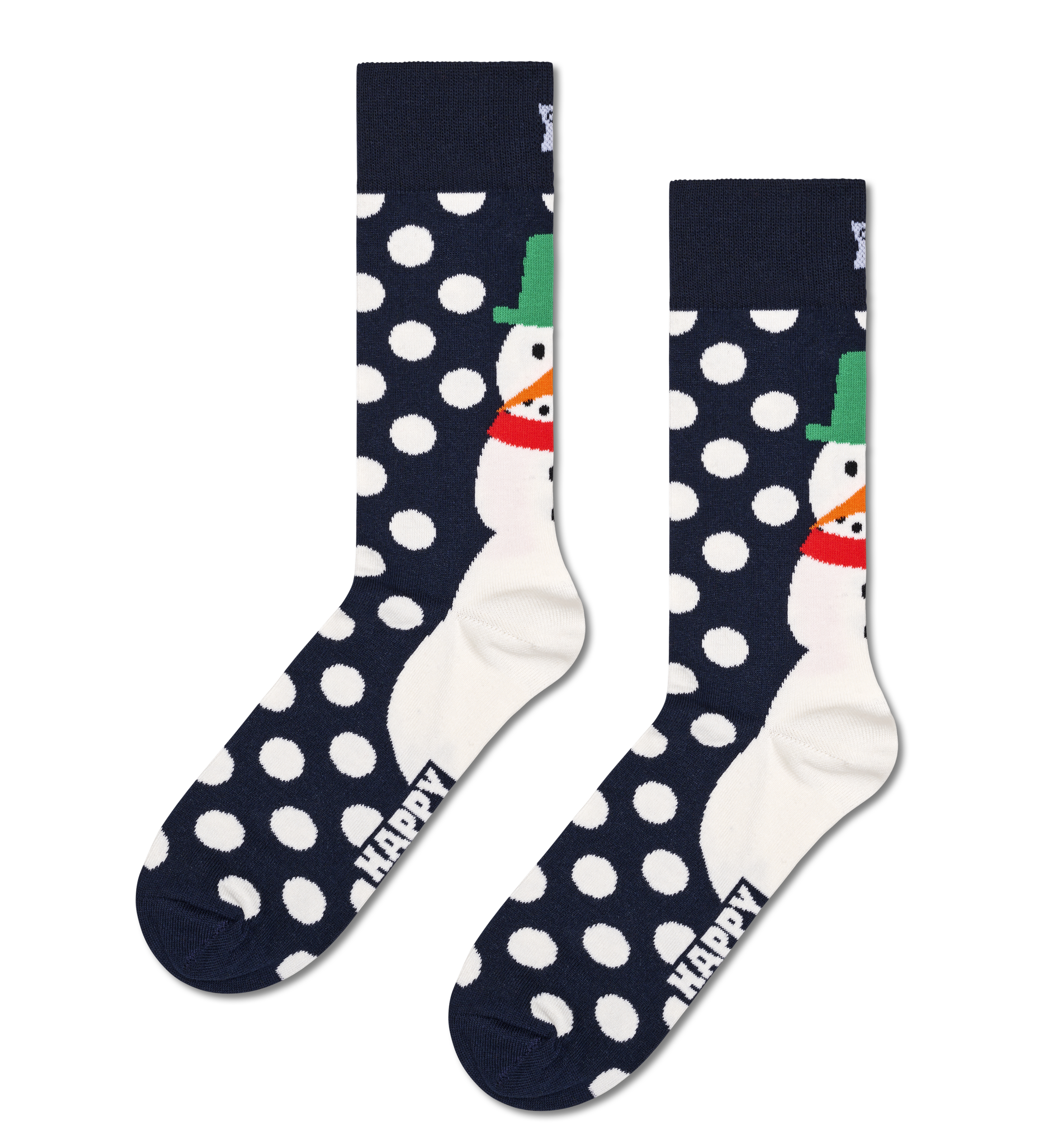 Box US | Socks Navy Happy 3-Pack Gingerbread Gift