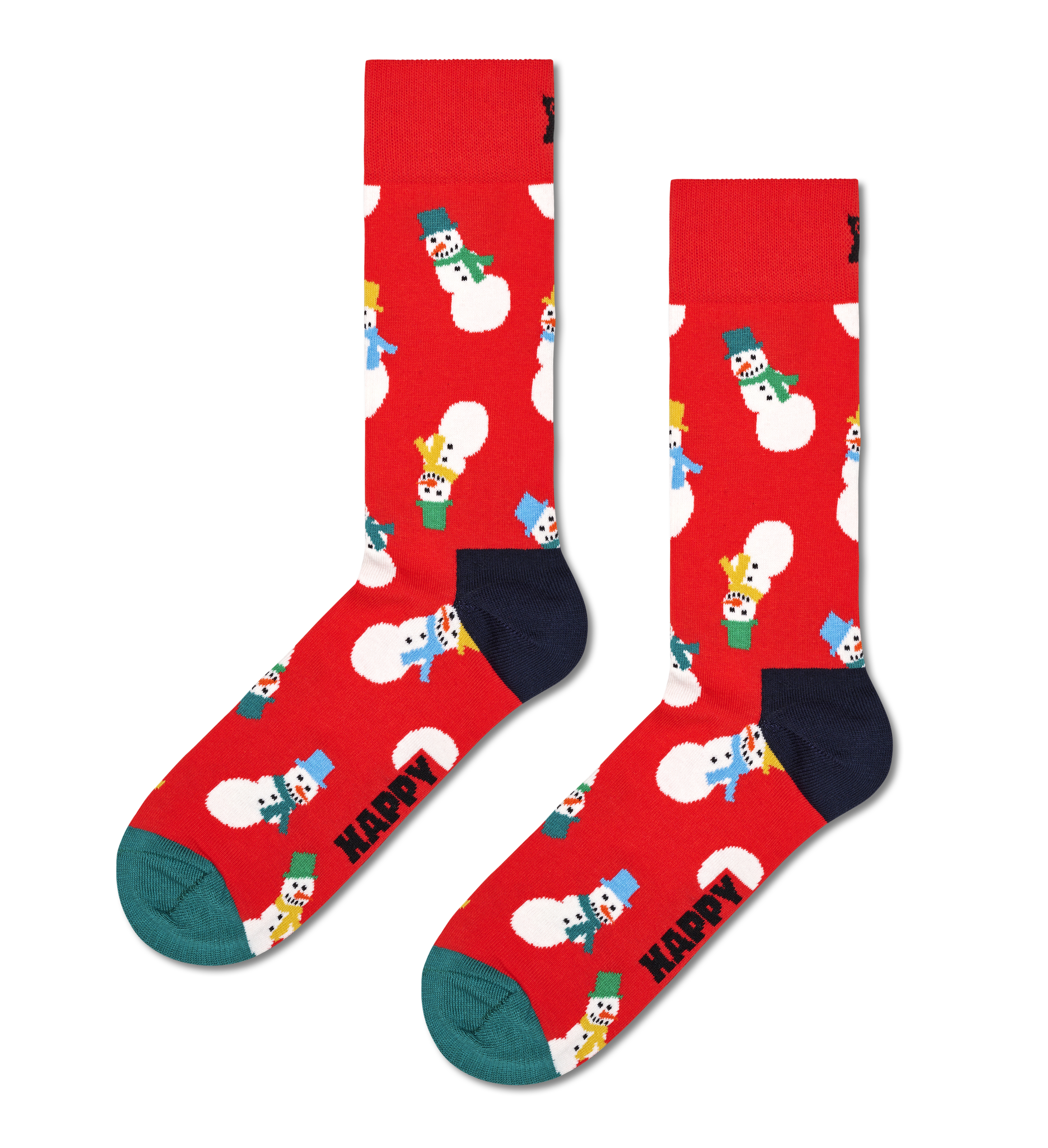 Navy 3-Pack Gift Socks Happy Gingerbread US | Box