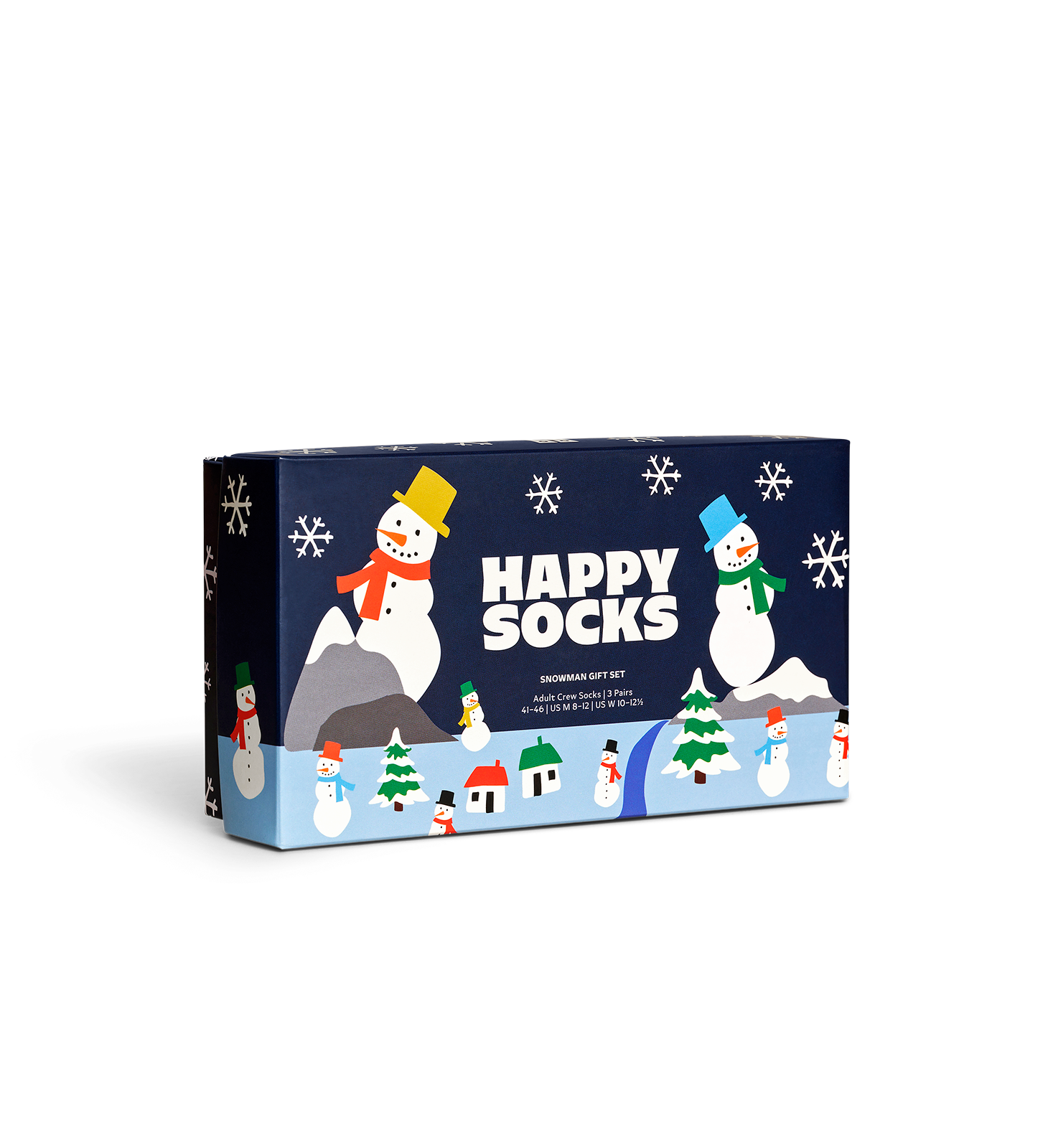 Navy 3-Pack Gingerbread Gift Box | Happy Socks US