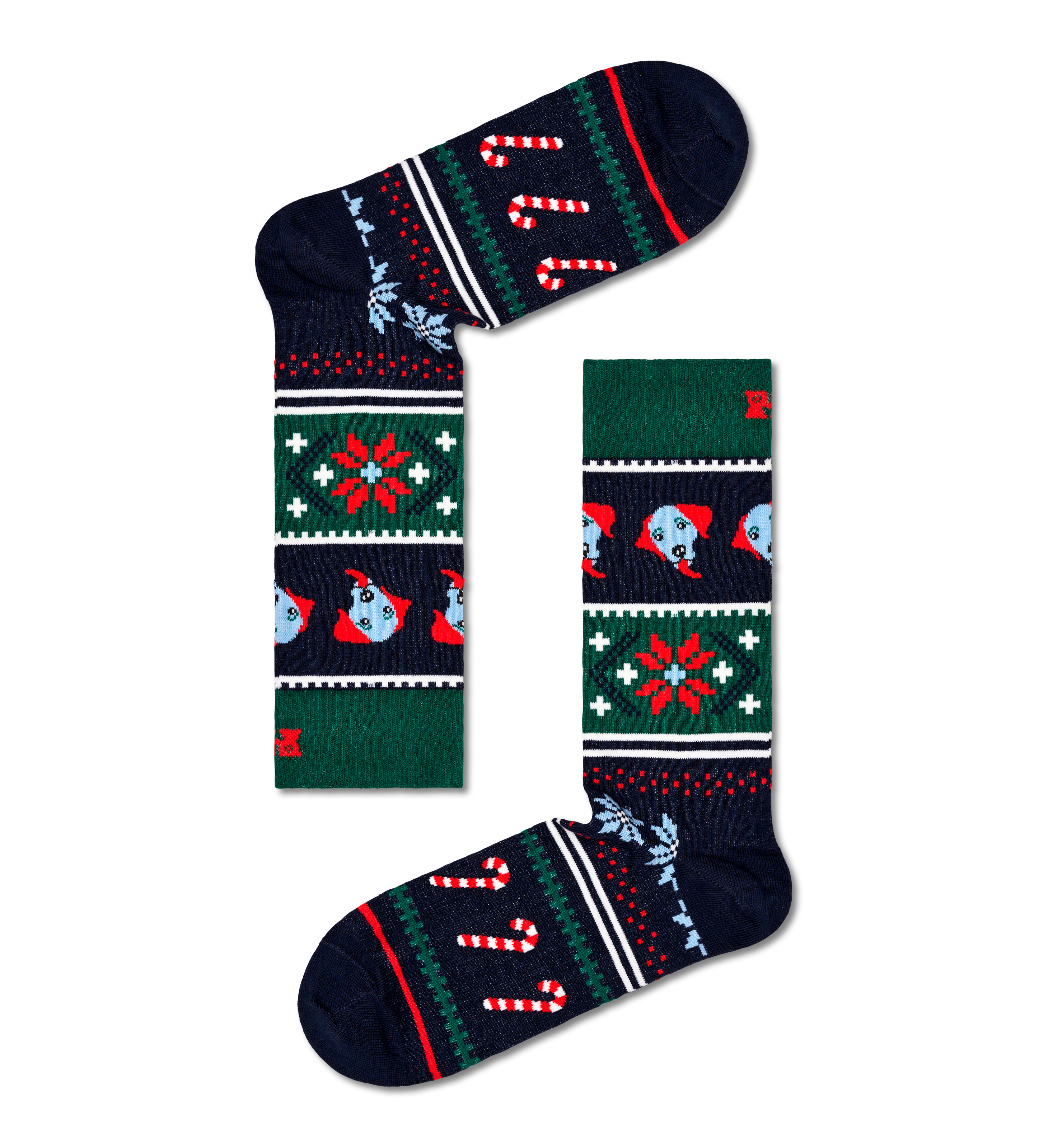 4-Pack Gingerbread Crew Socks Gift Socks Happy US | Set