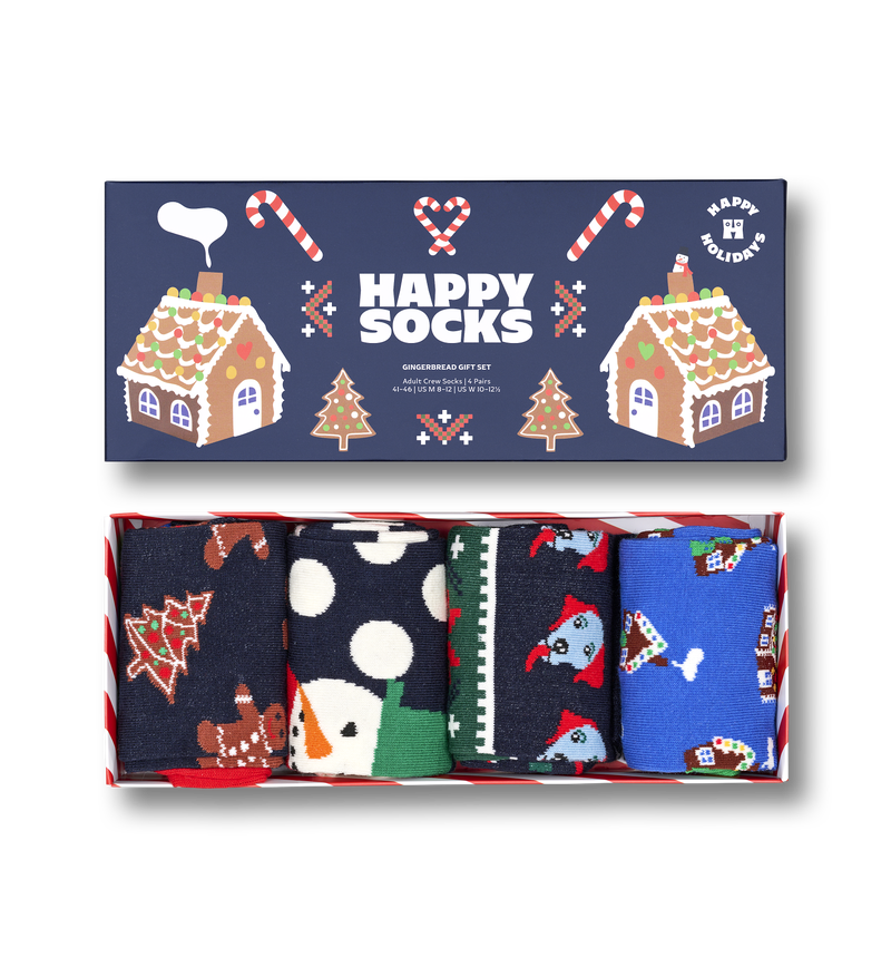 Gingerbread Crew Socks Gift Set | Novelty Christmas Socks