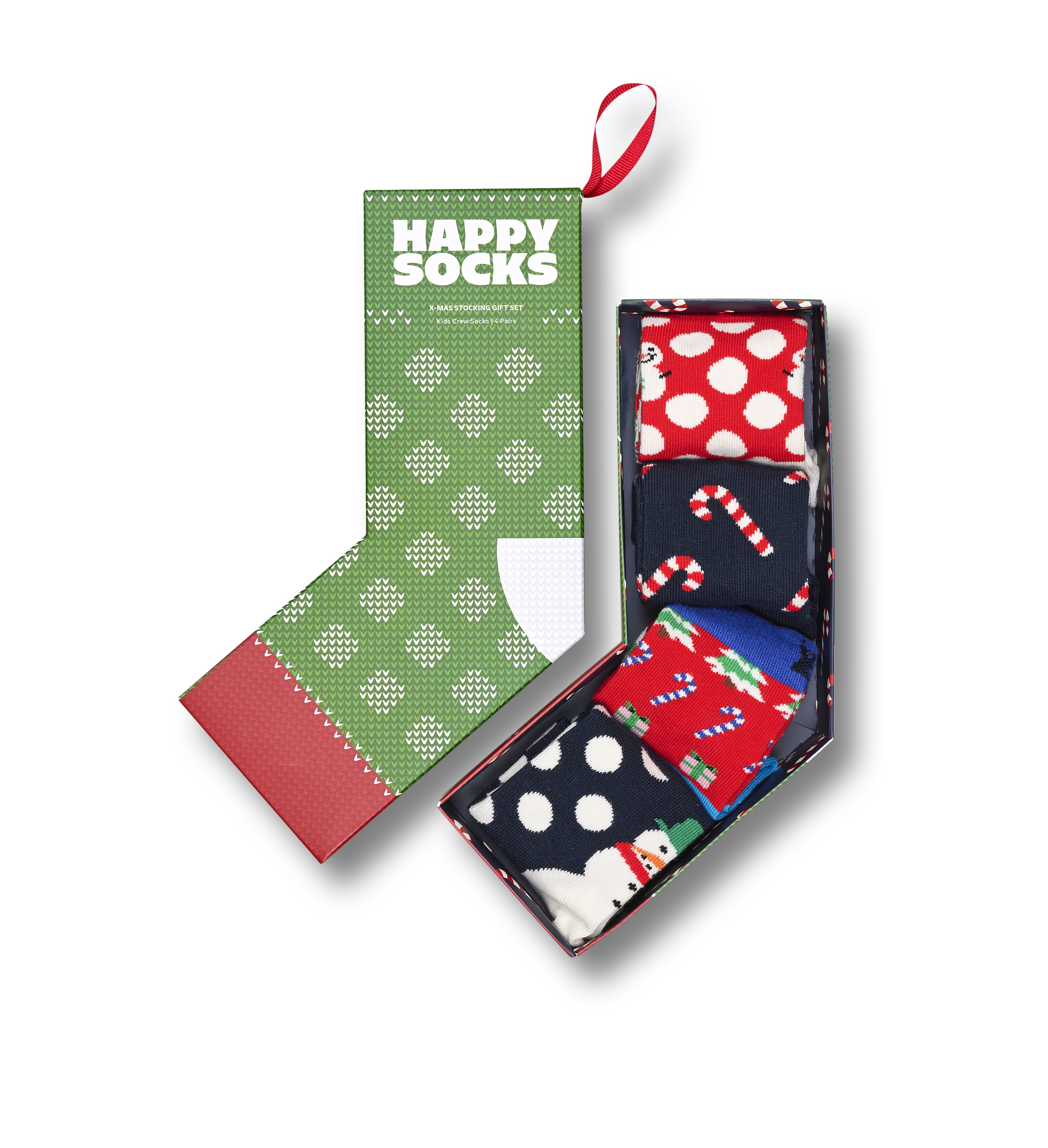 4-Pack Kids X-Mas Christmas Stocking Gift Set