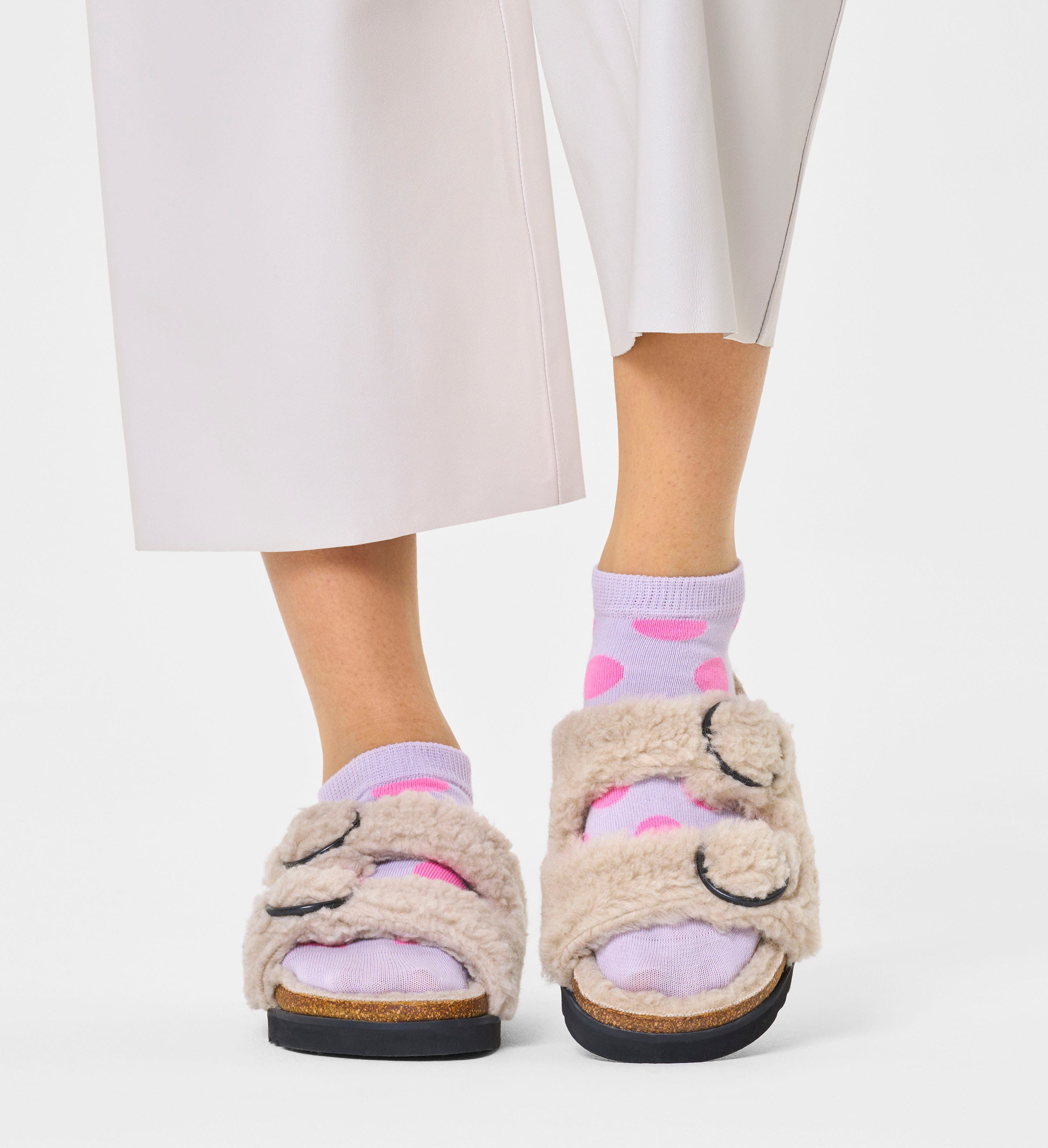 Happy Socks Women's Faded Diamond Sneaker Liner Socks, 3-Pack 