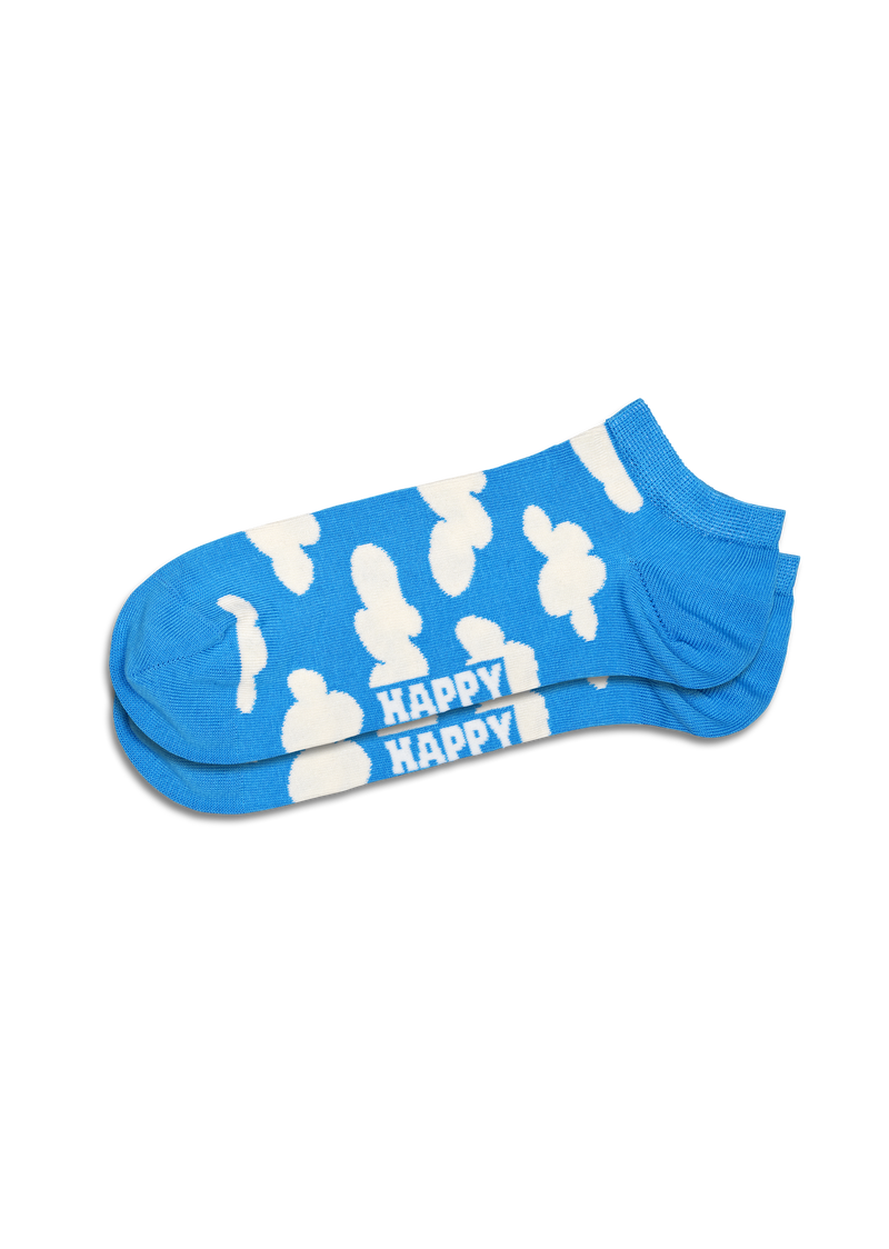 Light Blue Cloud Socks | Fun Low Socks