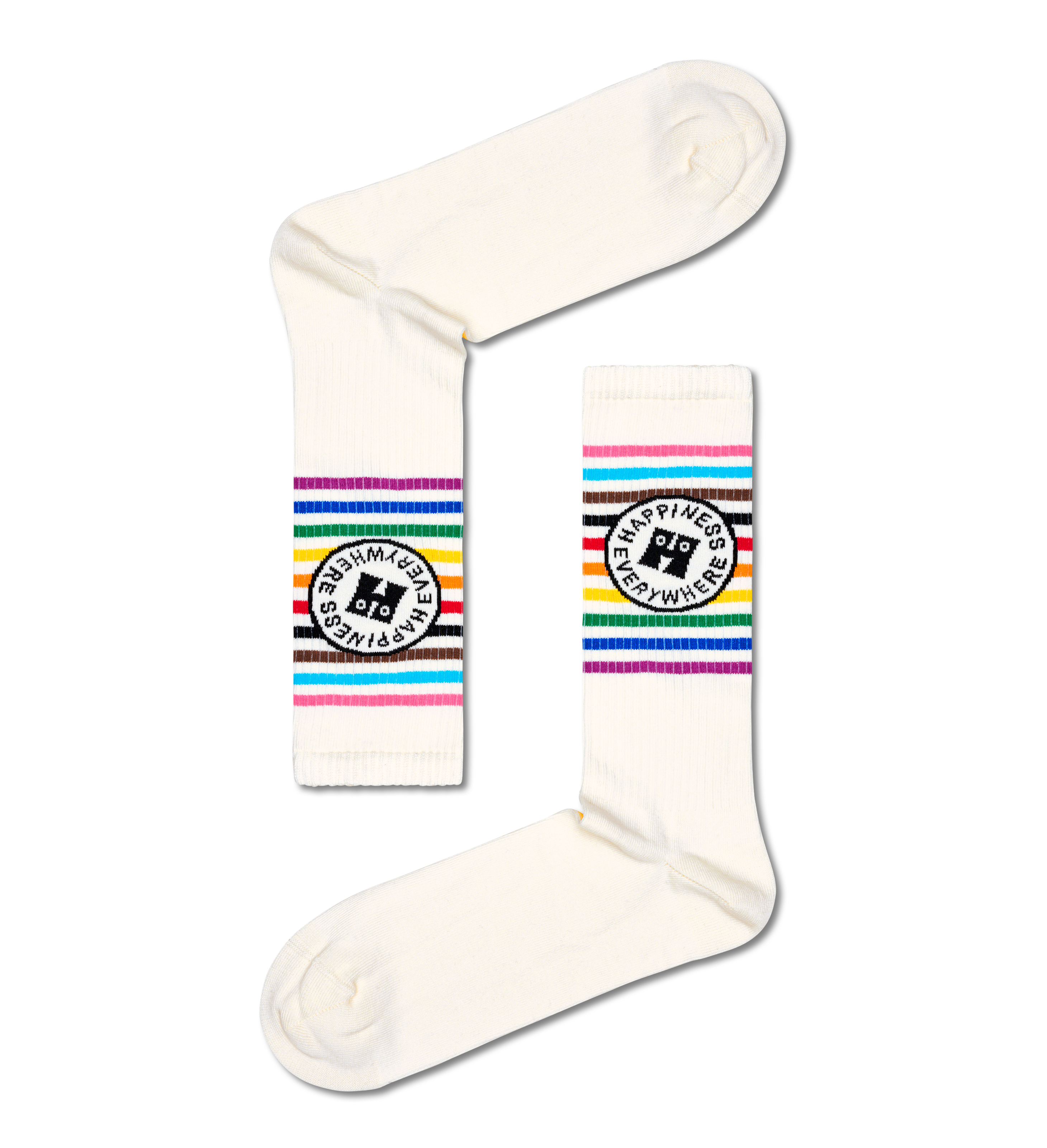 3-Pack Pride Crew Socks Socks Happy Set Gift | US