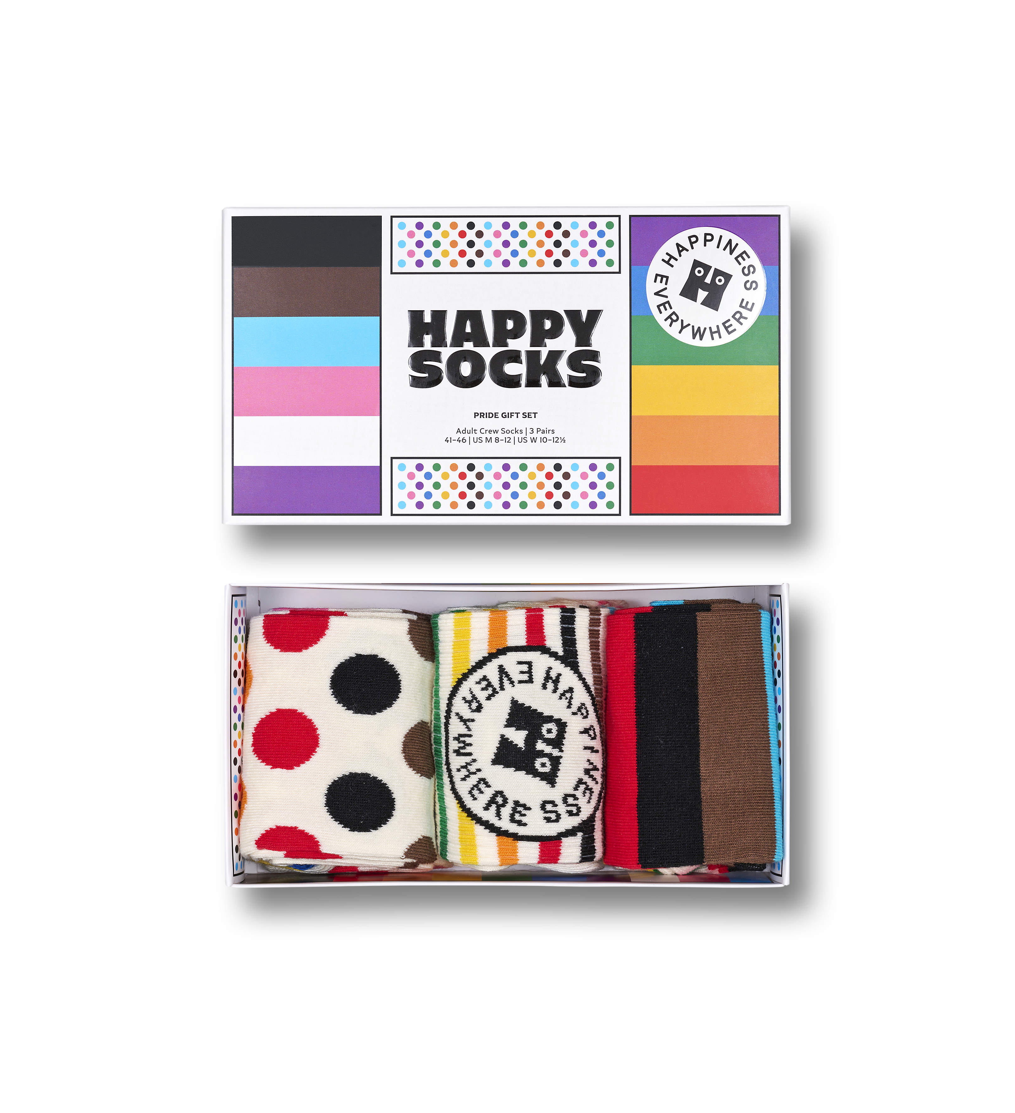 3-Pack Pride Crew Socks Gift Set