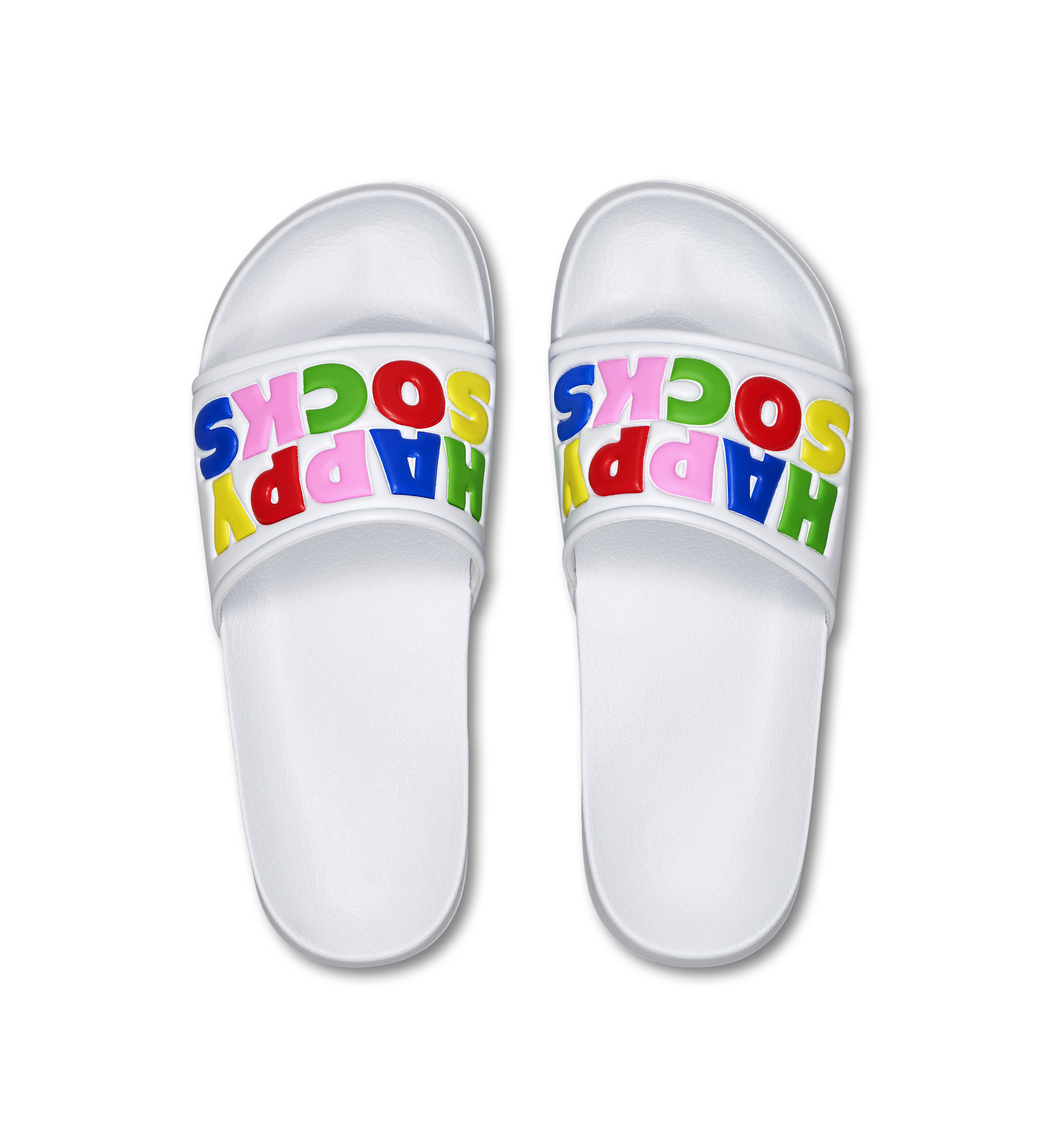White Happy Socks Slider