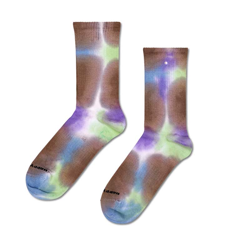 Tie-dye Rhinestone Sneaker Sock