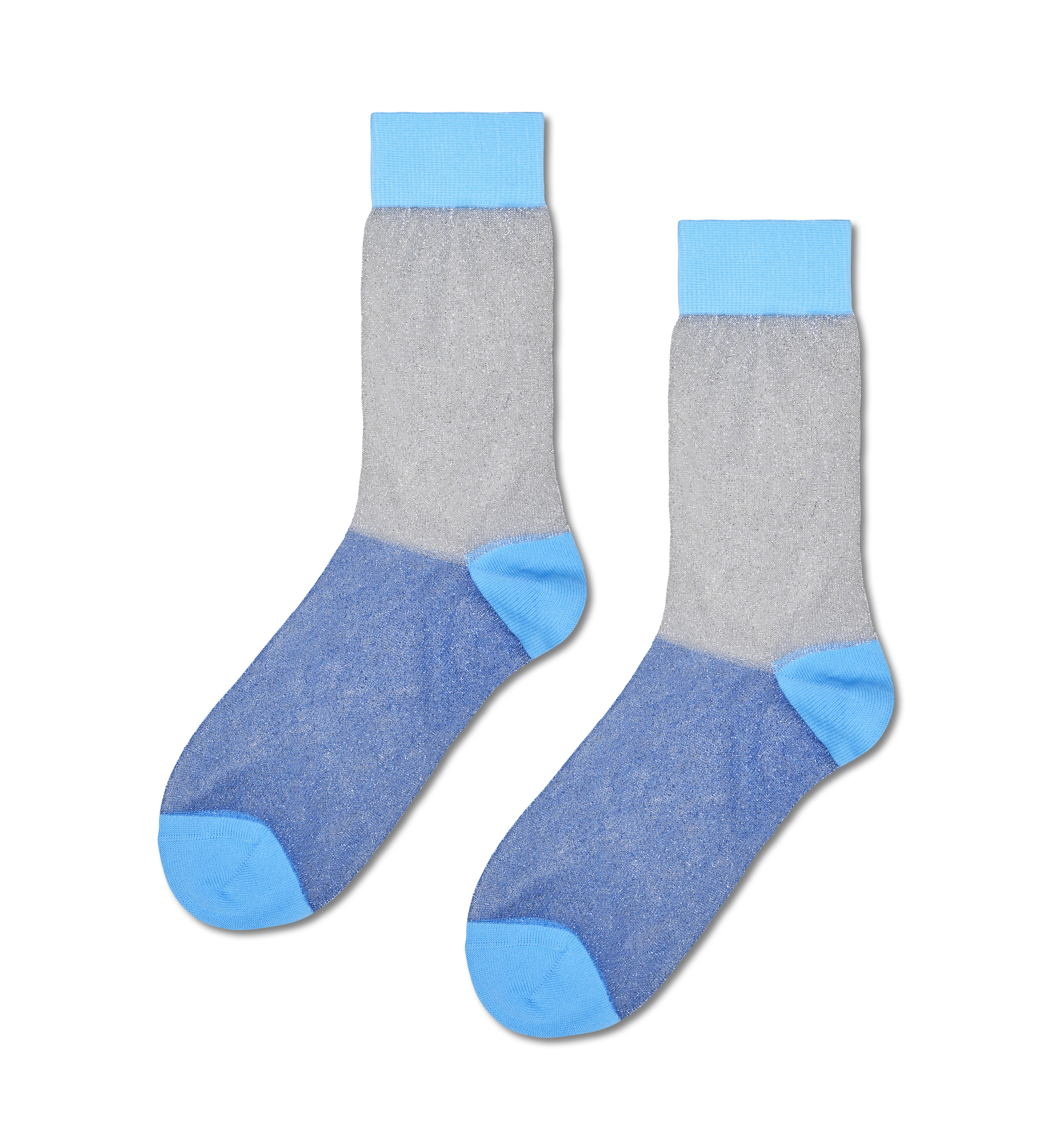 Light Blue Pastel Crew Socks