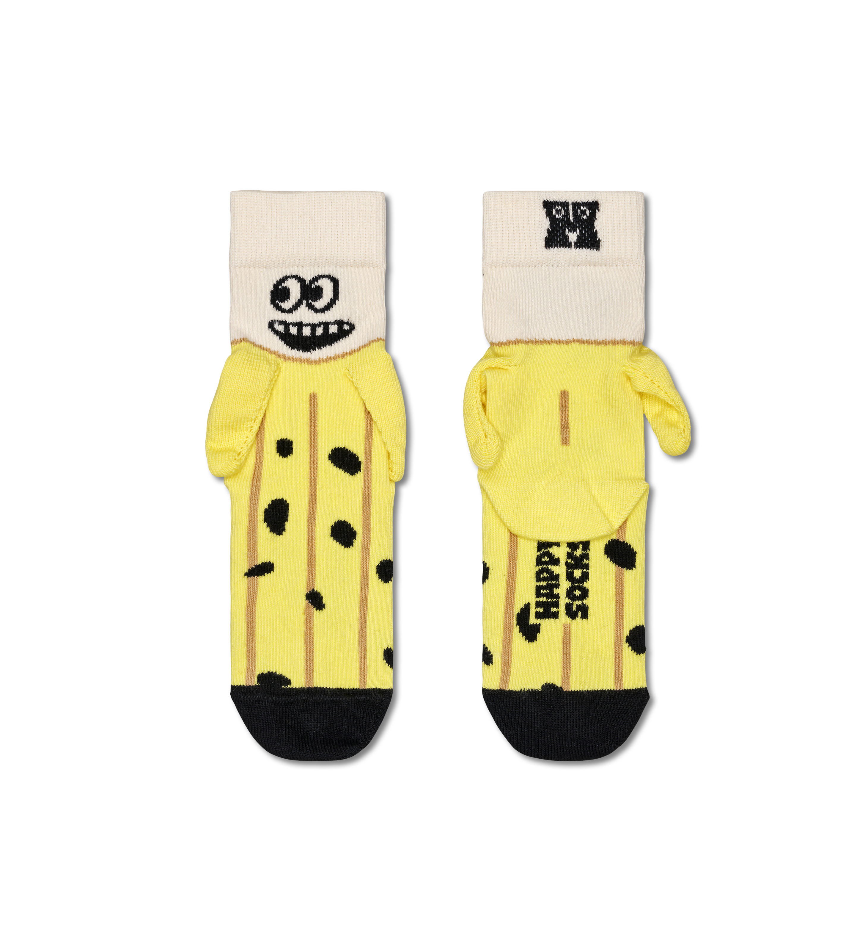 Yellow Banana Crew Socks