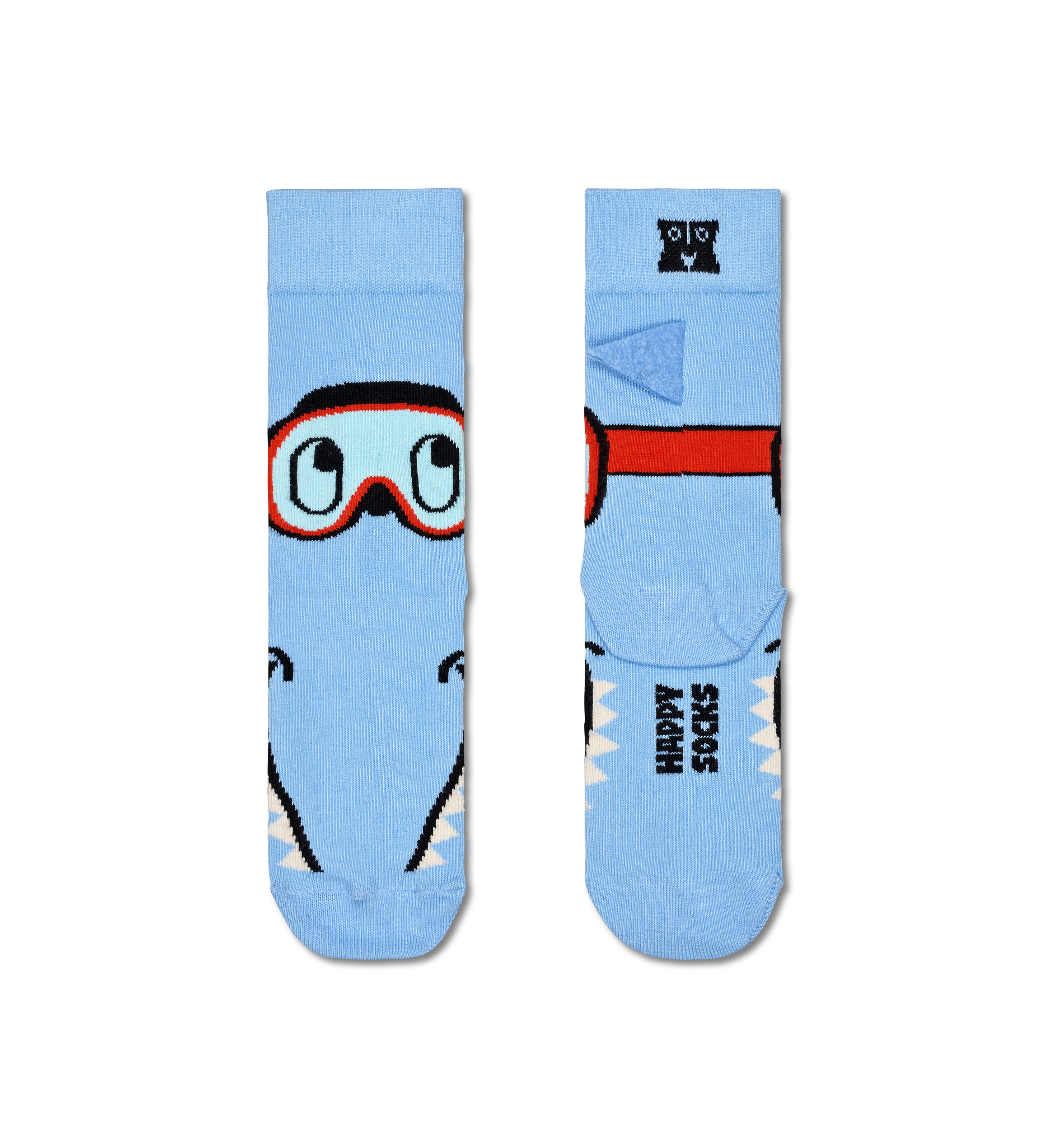 Blue Shark Crew Socks