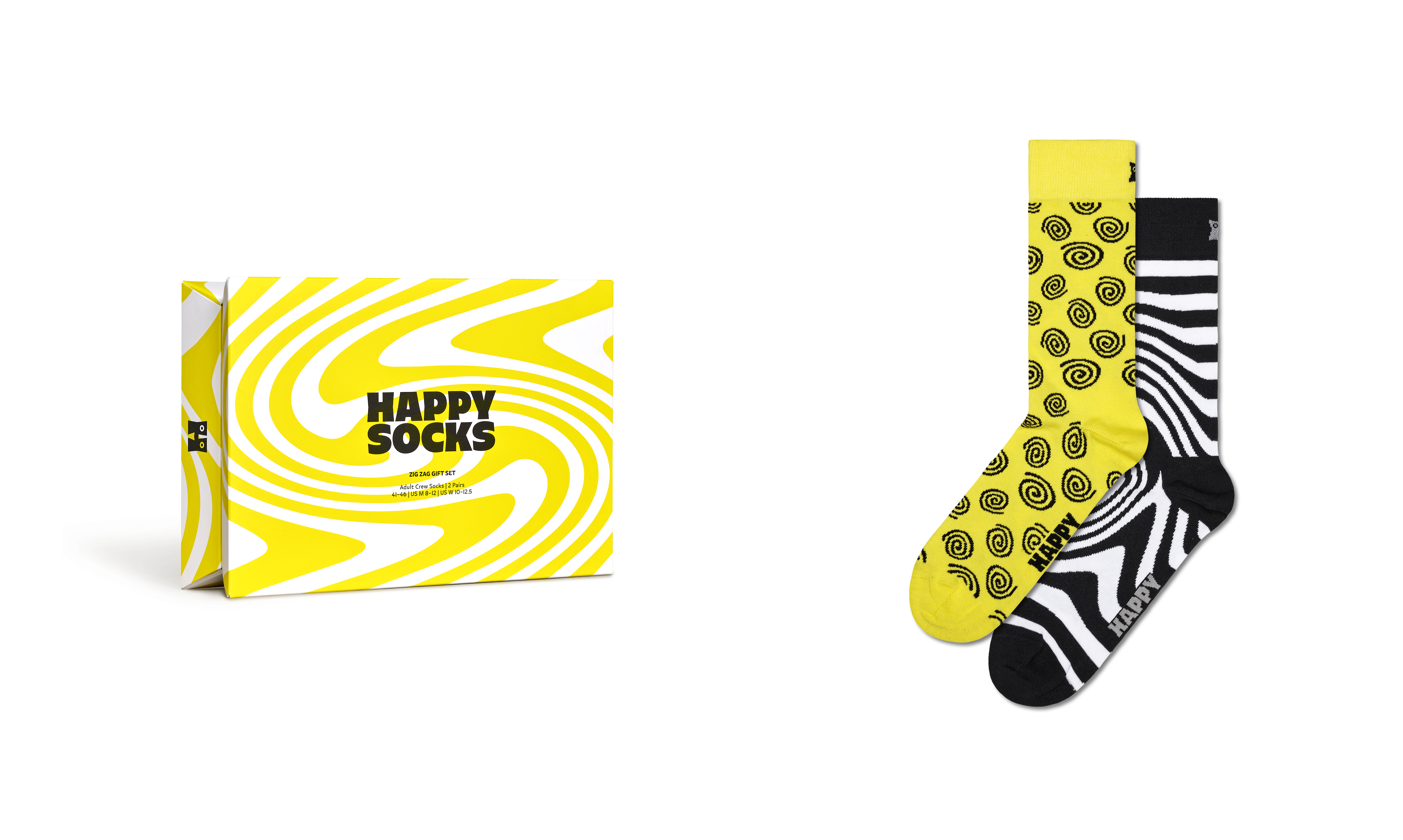 ENDURA Calcetines Coolmax Stripe (paquete doble) negro - amarillo neón