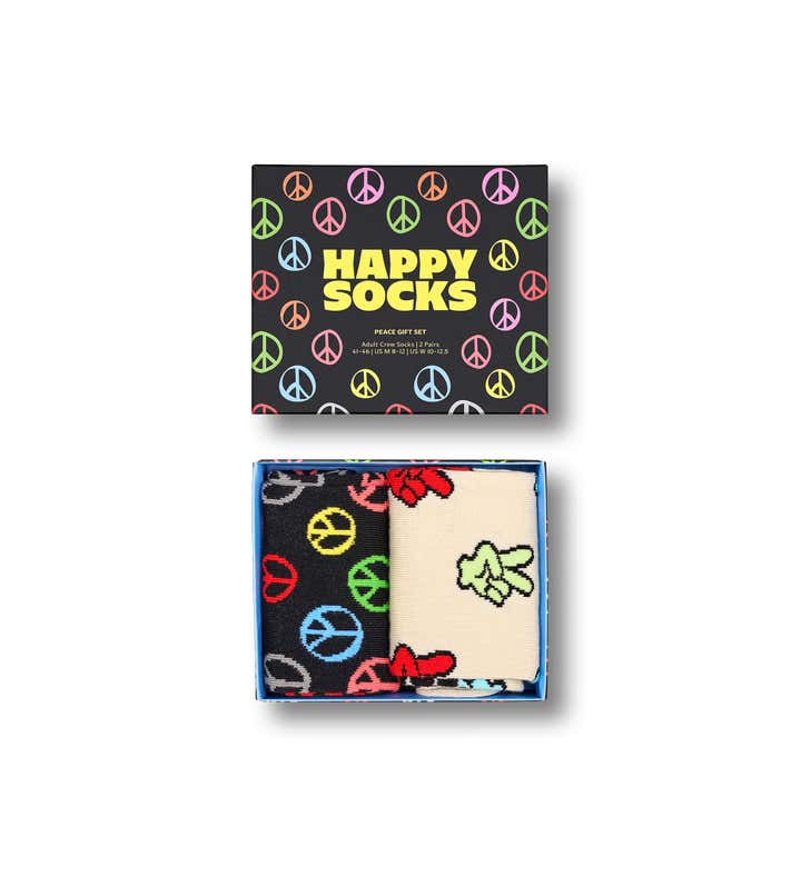 2-Pack Peace Socks Gift Set 1