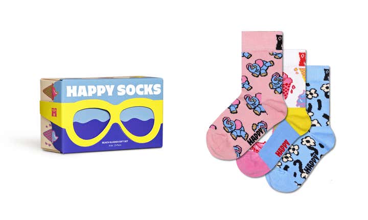 Kids 3-Pack Glasses Socks Gift Set