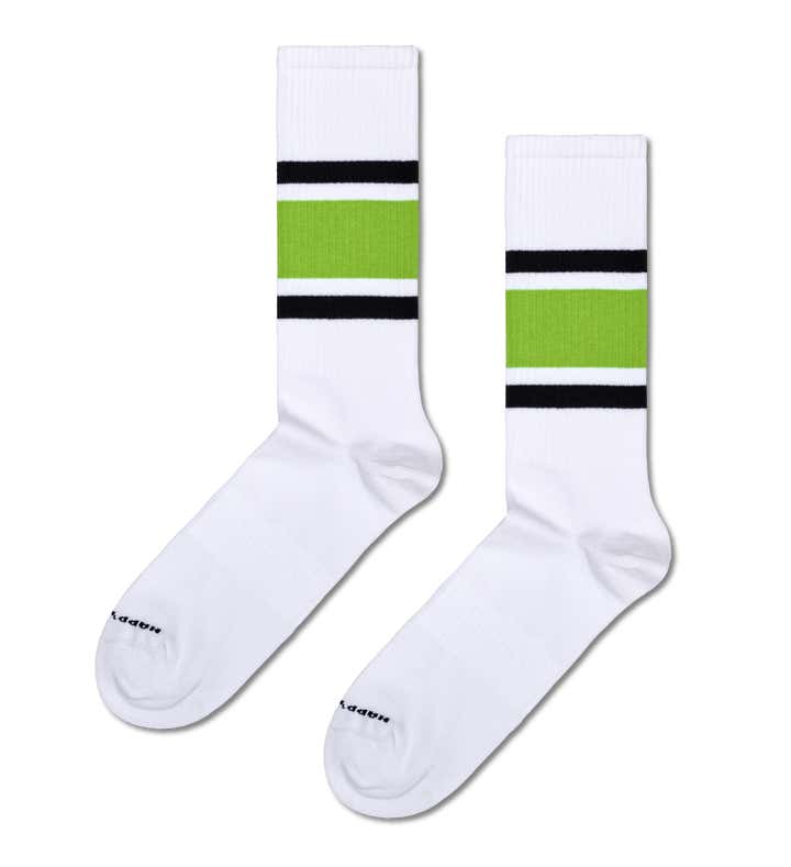 Simple Stripe Sneaker Sock