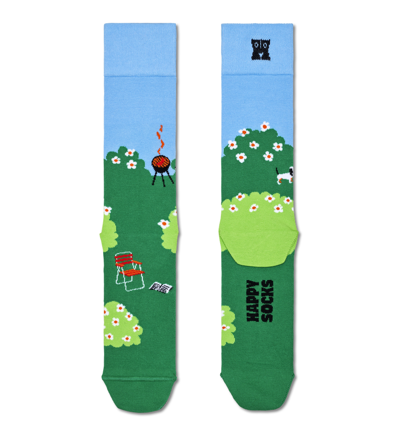 Green Crew Socks | Cool Garden Socks