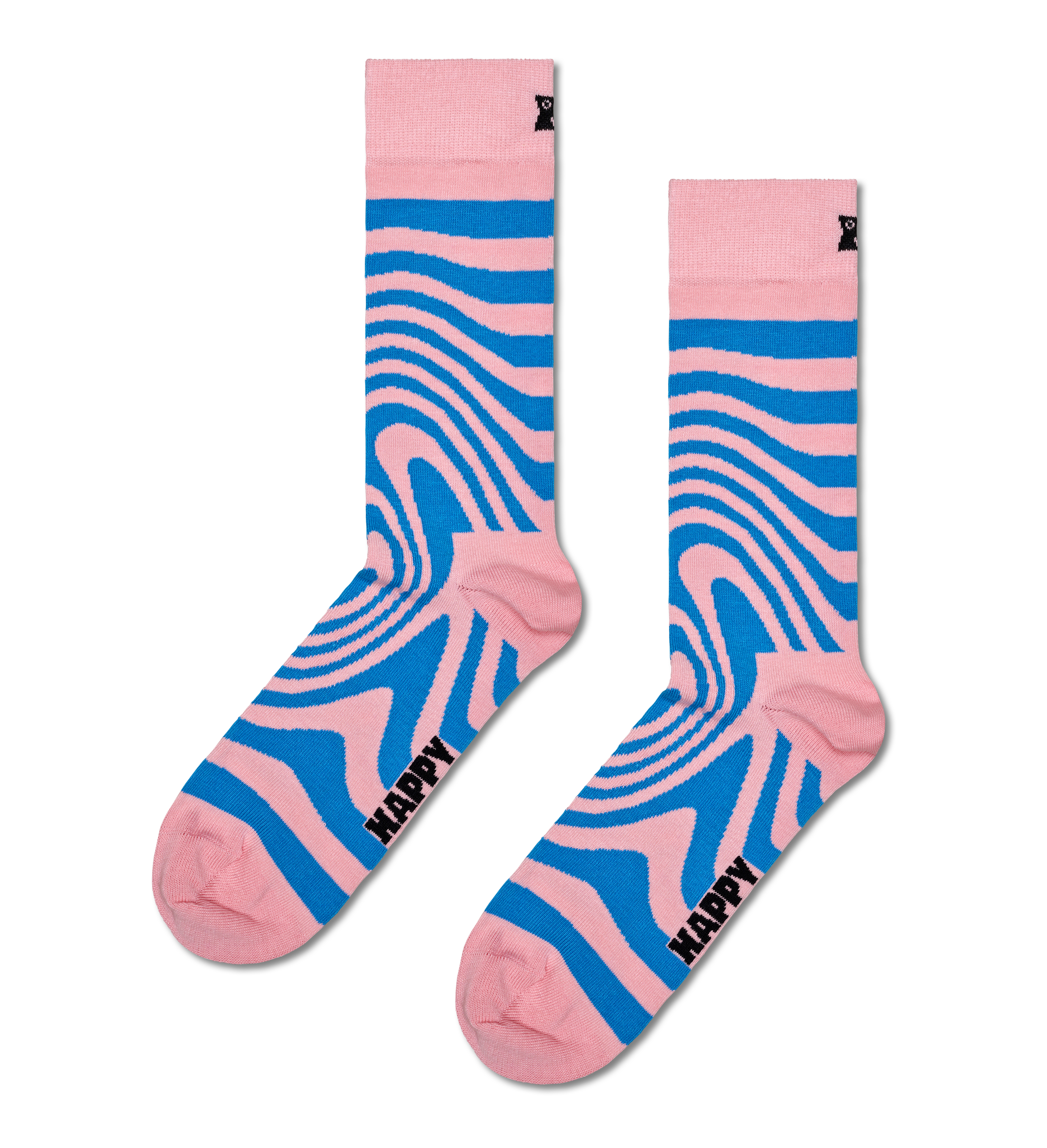 Light Pink Dizzy Crew Socks