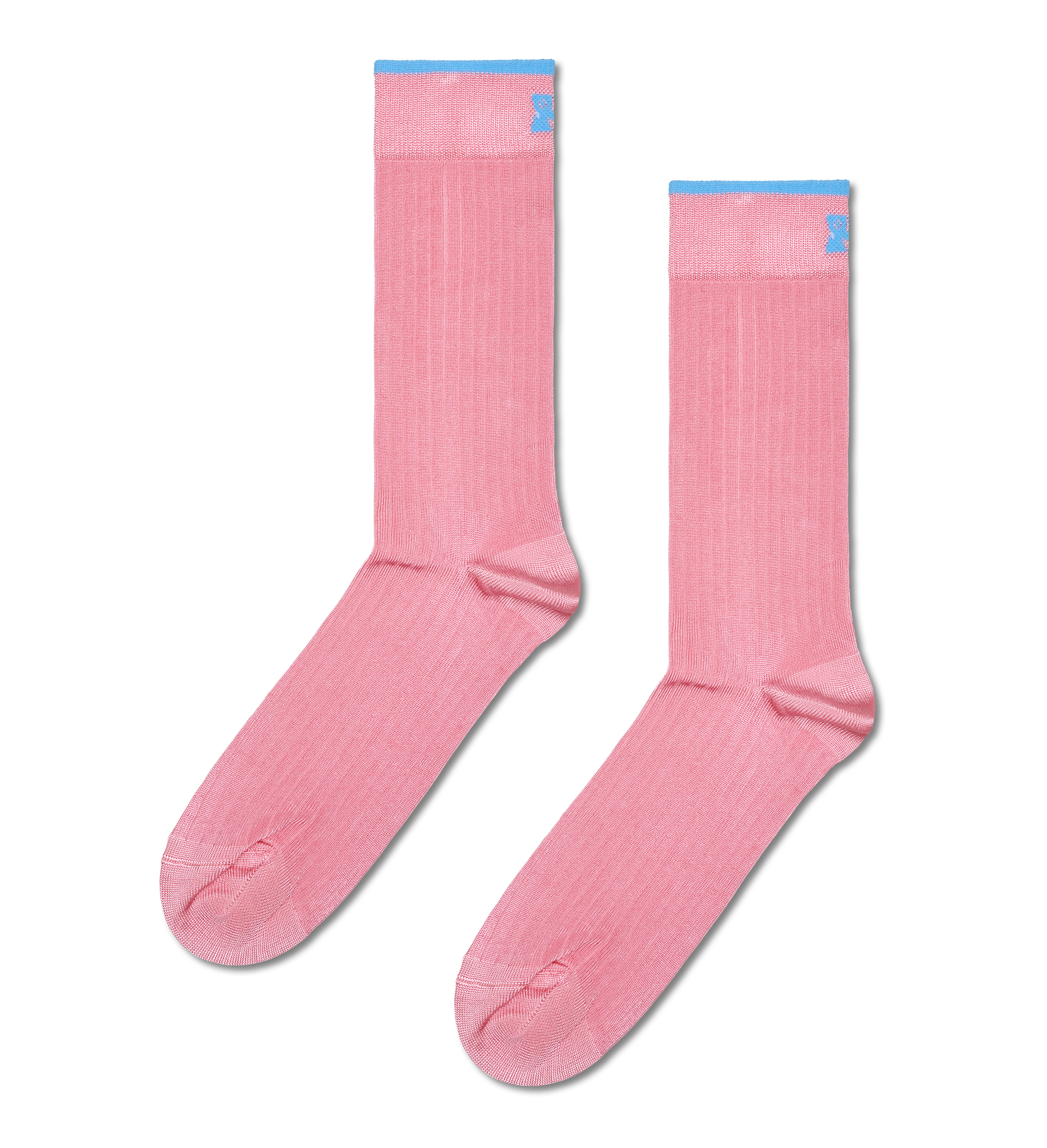 Light Pink Slinky Crew Socks