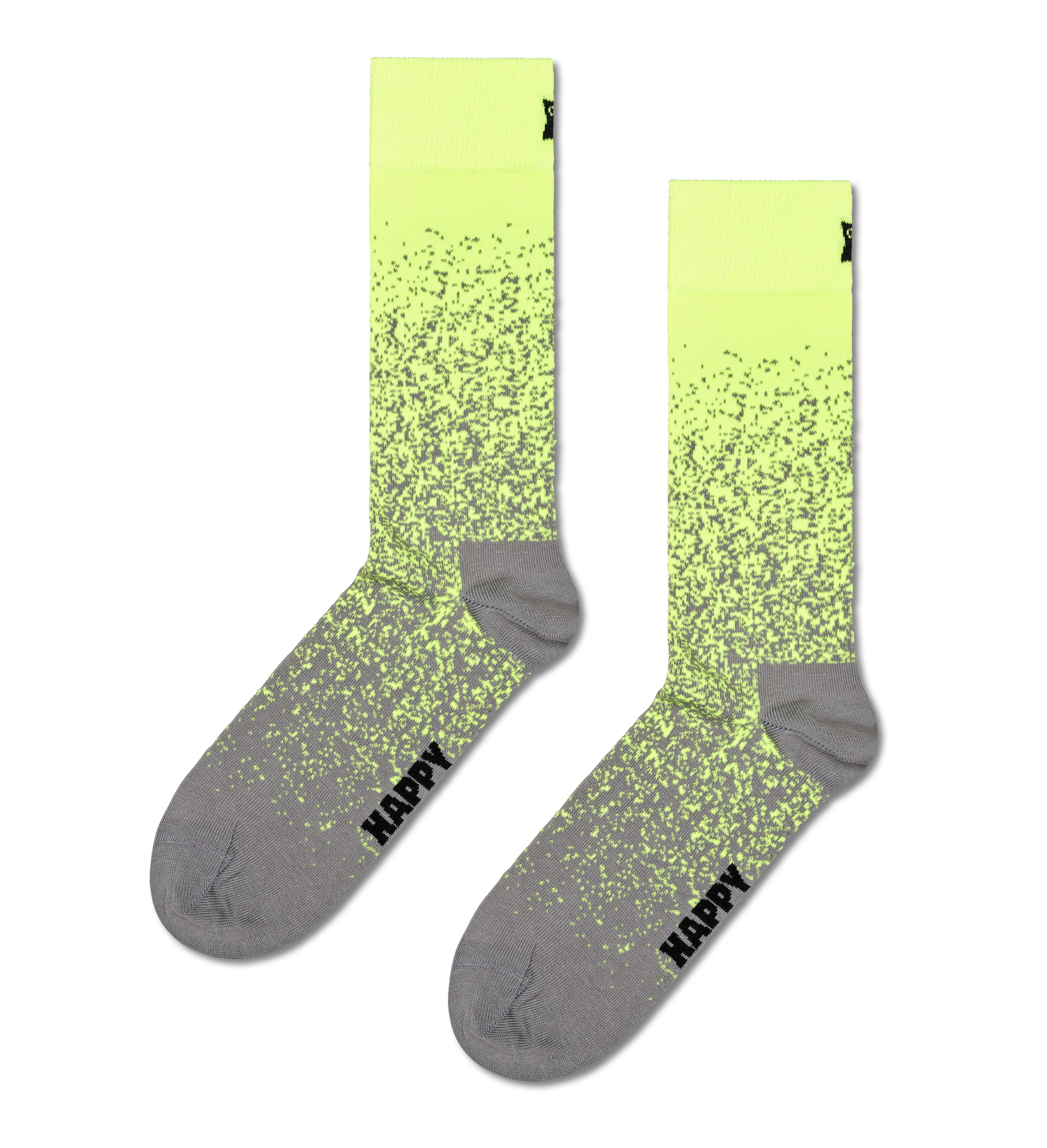 Light Green Fade Crew Socks