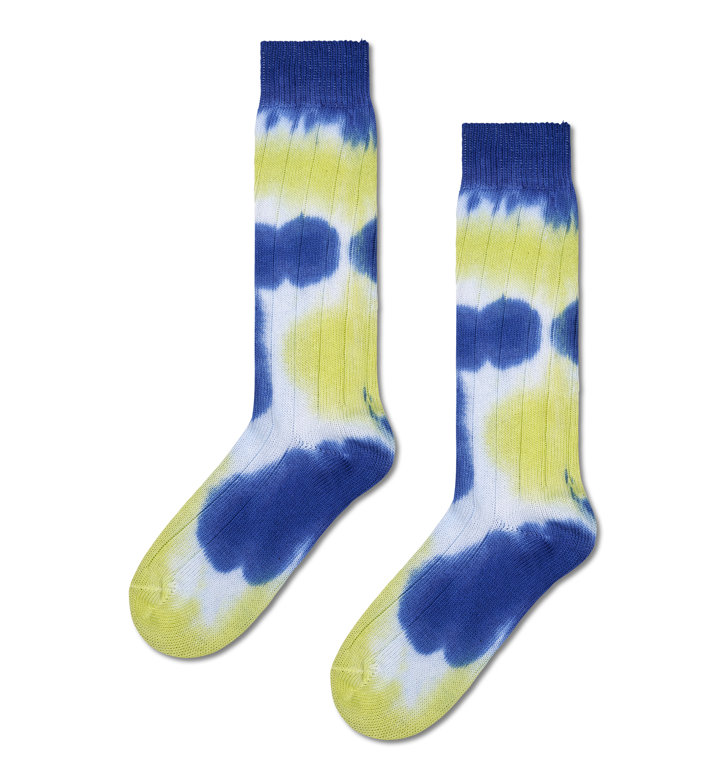 Blue Blurry Slouch Socks