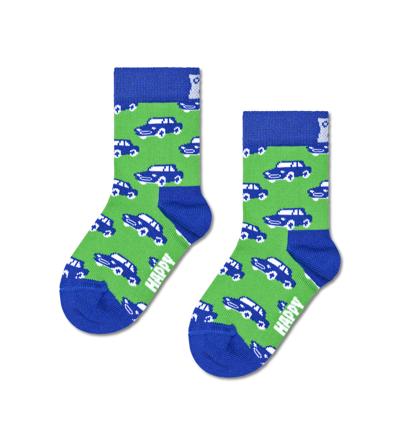 Grüne Auto Crew Socken