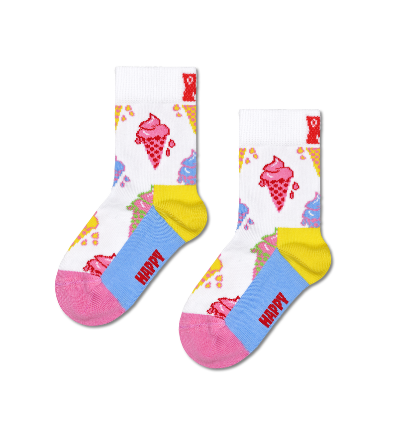 Kids Funny Socks | Silly Ice Cream Crew Socks