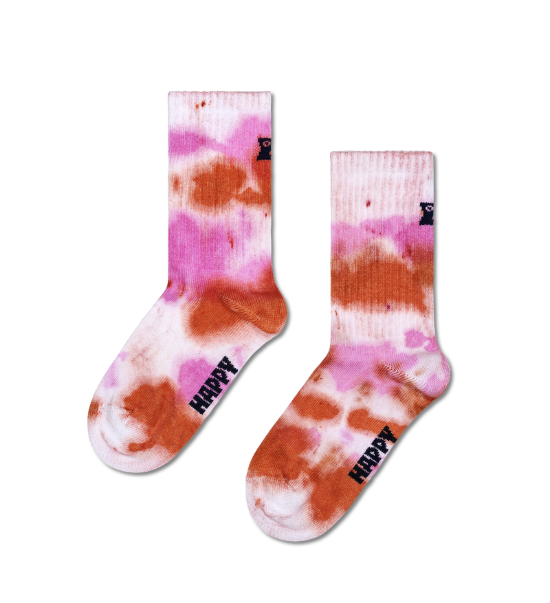 Kids Colorful Crew Socks | Tie-dye Toddler Socks