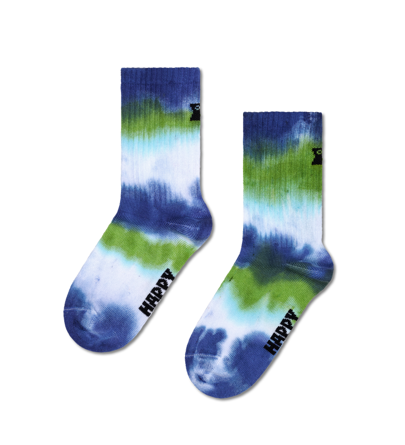 Kids Tie-dye Crew Socks | Colorful Toddler Socks
