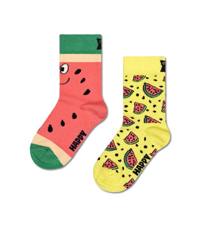 Kids 2-Pack Melon Socks