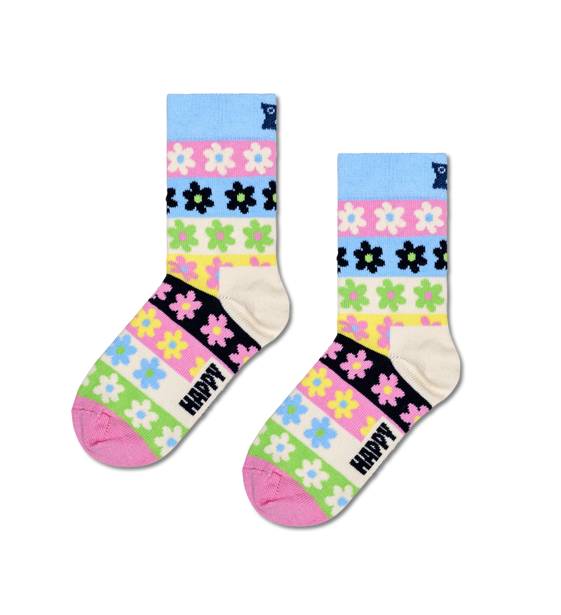 Colorful Kids Striped Socks | Fun Novelty Socks for Toddlers