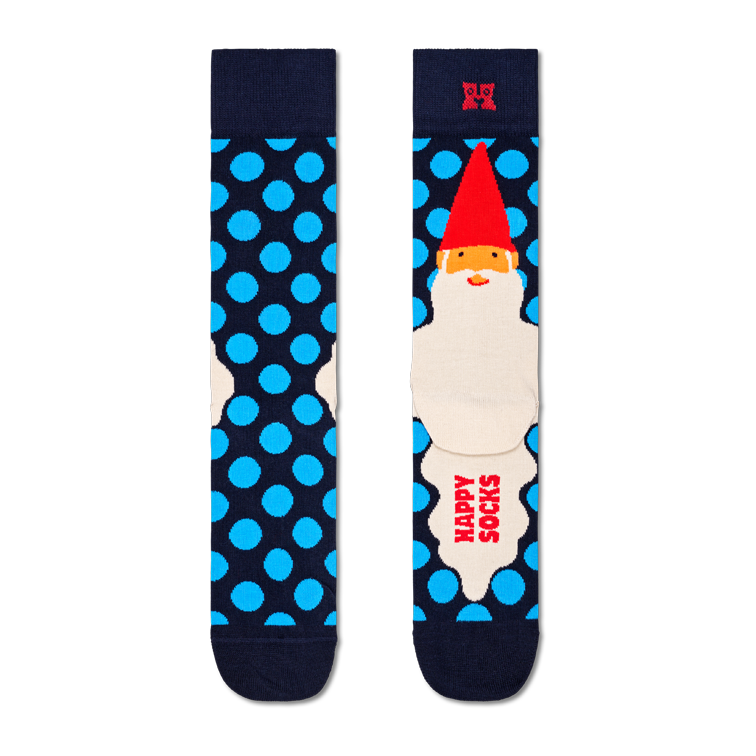 Blue Santa’s Beard Crew Sock