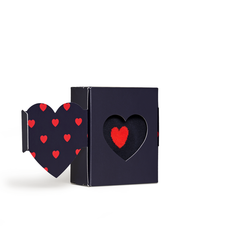 Navy Heart Socks Gift Set | Unique Valentine's Day Gift