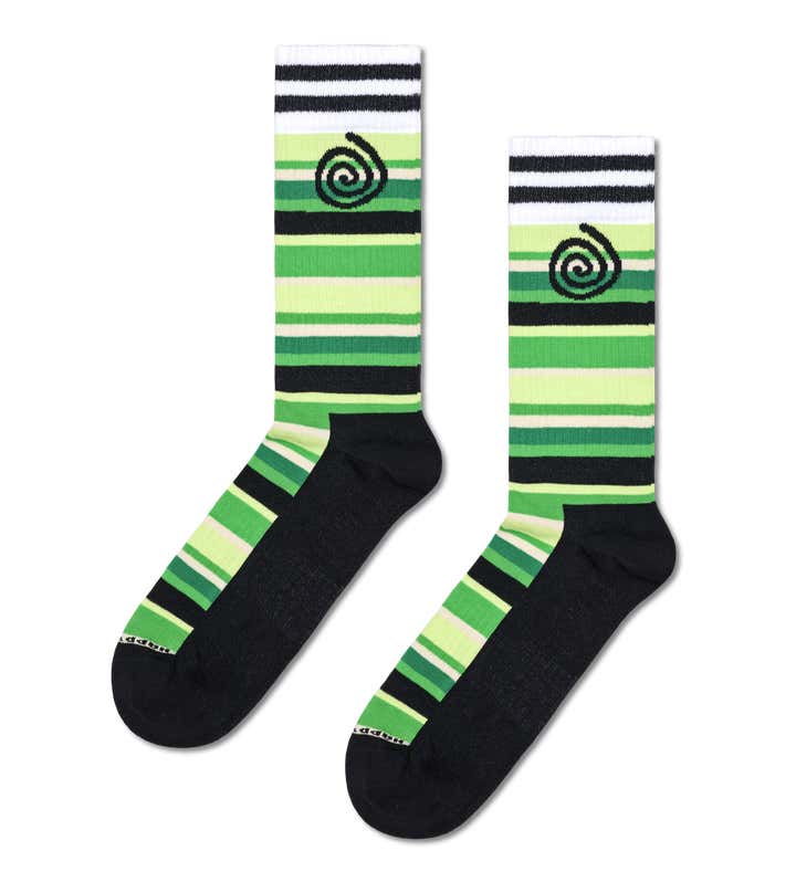 Swirl Stripe Sneaker Sock