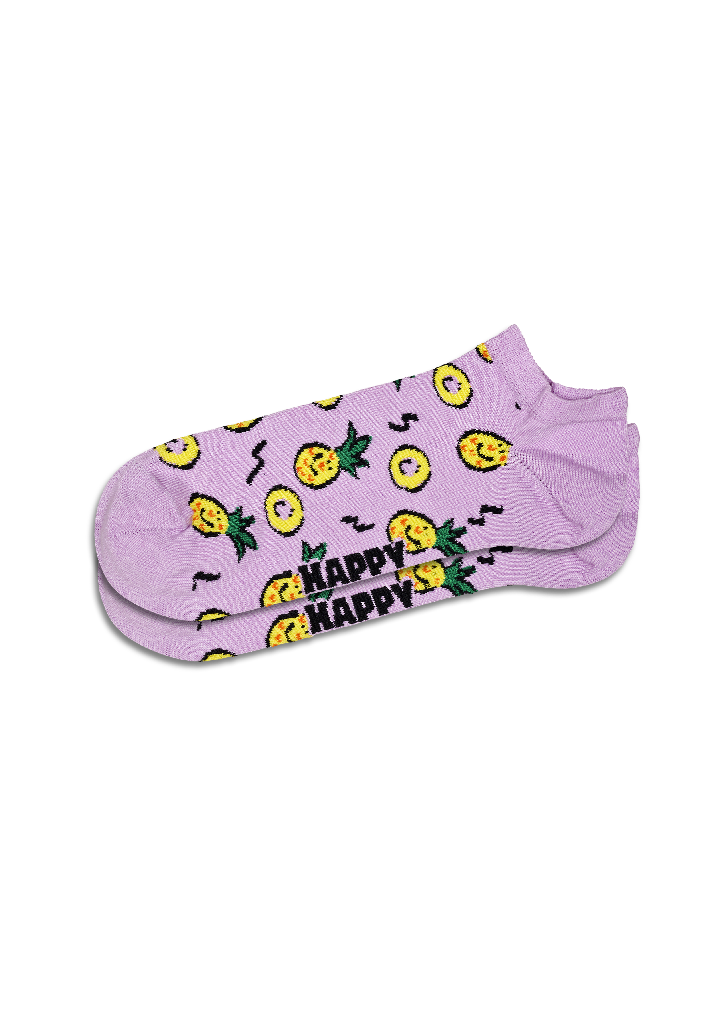 Light Purple Pineapple Low Socks