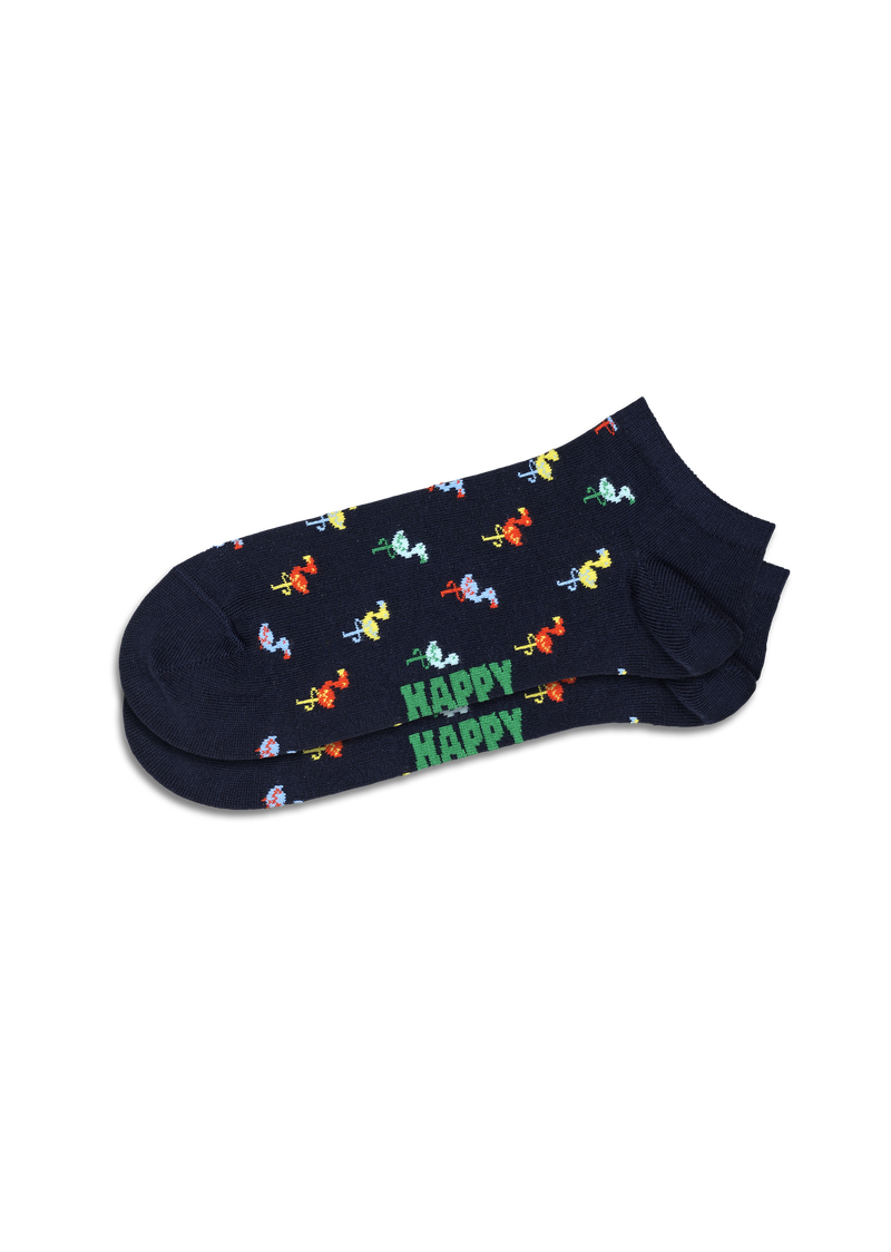 Navy Flamingo Low Cut Socks | Bird Socks