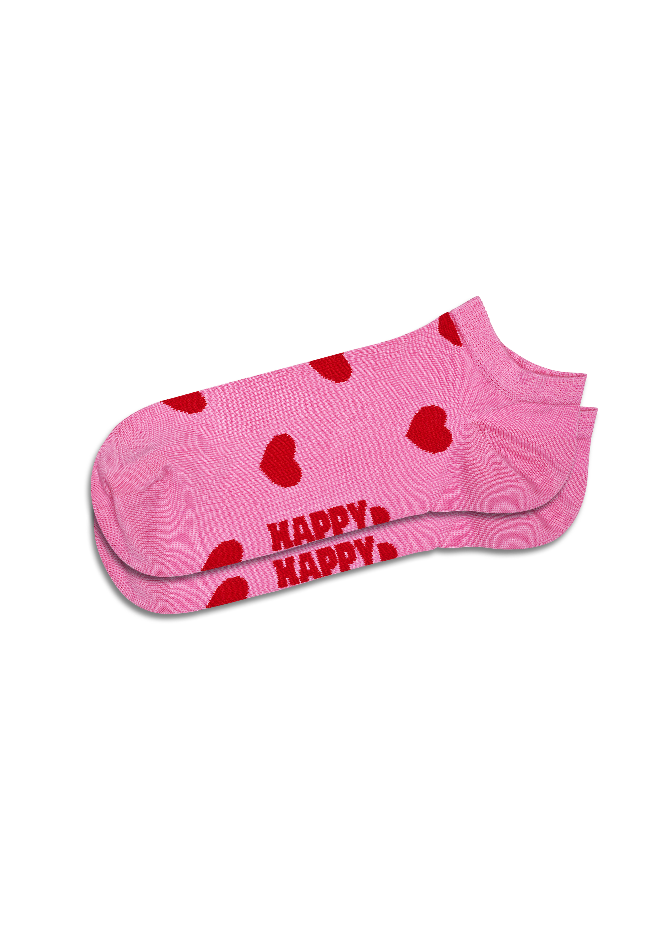 Pink Hearts Low Socks