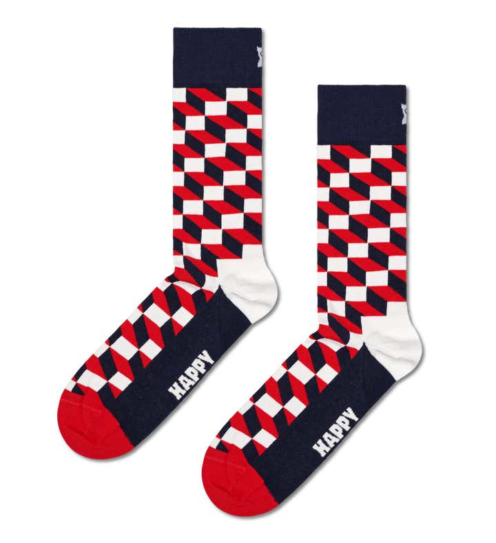 3-Pack Classic Filled Optic Socks