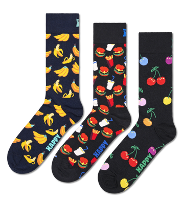 3-Pack Classic Banana Socks