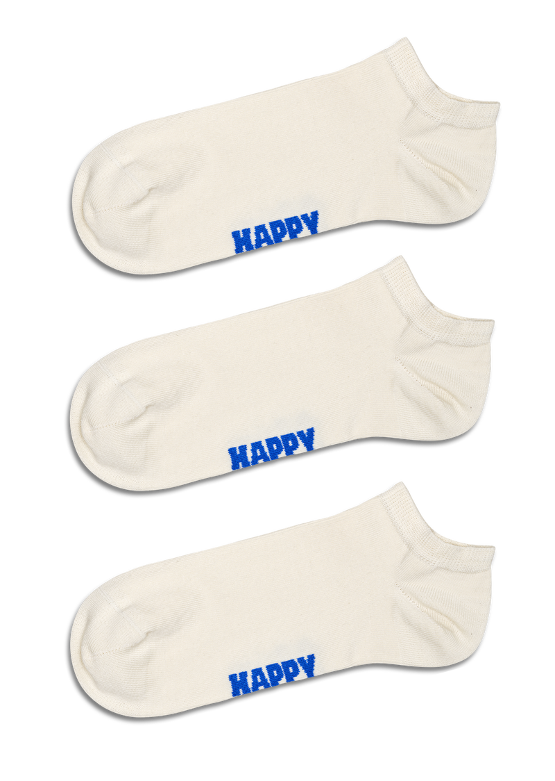 White Low Cut Socks | 3-Pack Solid Sneaker Socks