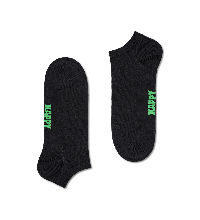 Black Solid Low Socks | 3-Pack Essential Sneaker Socks