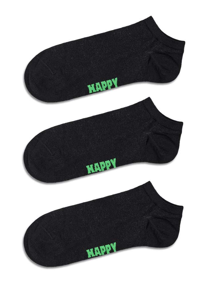 3-Pack Solid Low Socks
