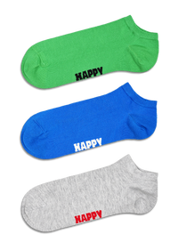 3-Pack Solid Low Socks